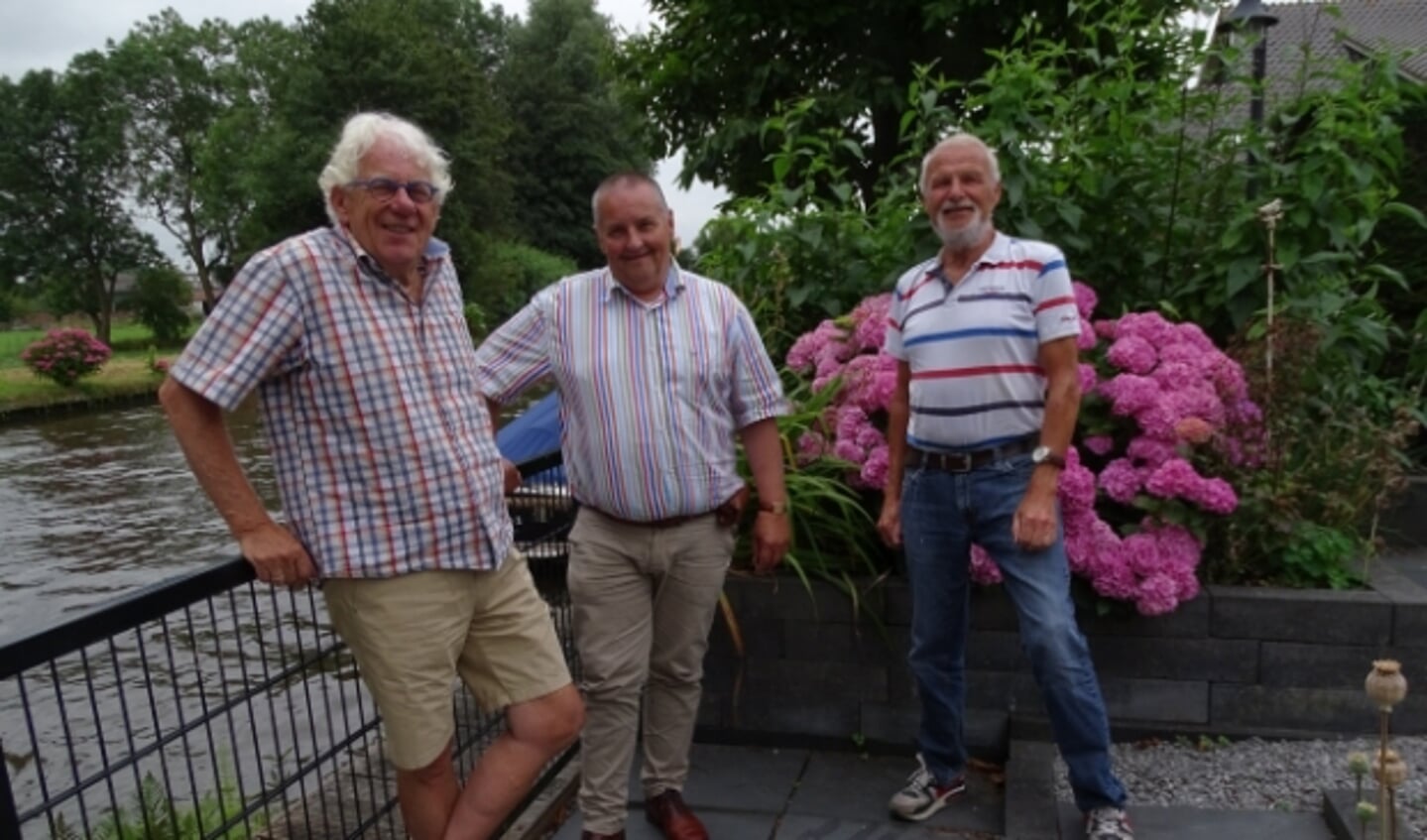 Bestuursleden van Energie Oudewater. V.l.n.r. Henk Brouwer, Fred van Schaik en Aad van de Sande.