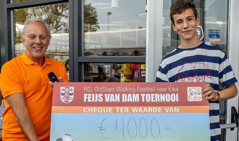Feijs van Dam, jeugdspeler van voetbalclub RCL in Leiderdorp kreeg in 2019 kanker. De club organiseerde daarom de Feijs van Dam Toernooi voor KiKa met walking footballteams. Na 5,5 maand behandeling kreeg Feijs te horen dat hij kankervrij was.  