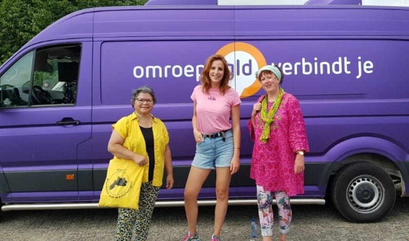 <p> Met presentatrice Lisanne Halleriet na de uitzending, nog even op de foto!</p>