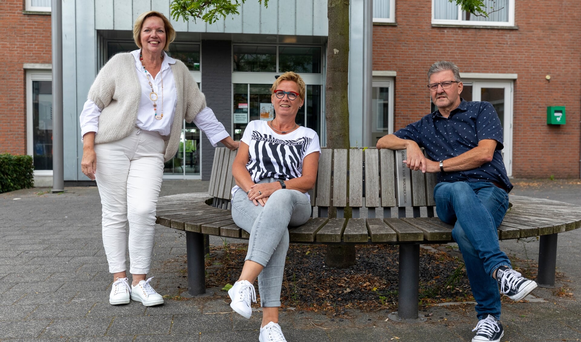 • Bestuursleden Diane Melse, Jenny van Mersbergen en Nico van Rijswijk.