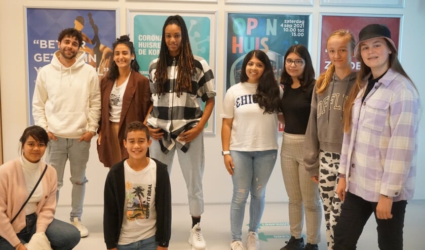 <p>De groep enthousiaste deelnemers.</p>