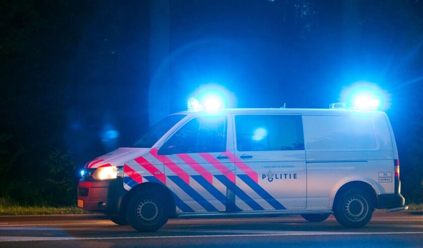 <p>Na de melding was de politie massaal present.</p>