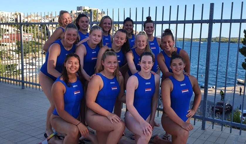 <p>• Het Nederlands team, met Loïs in de middelste rij helemaal rechts.</p>