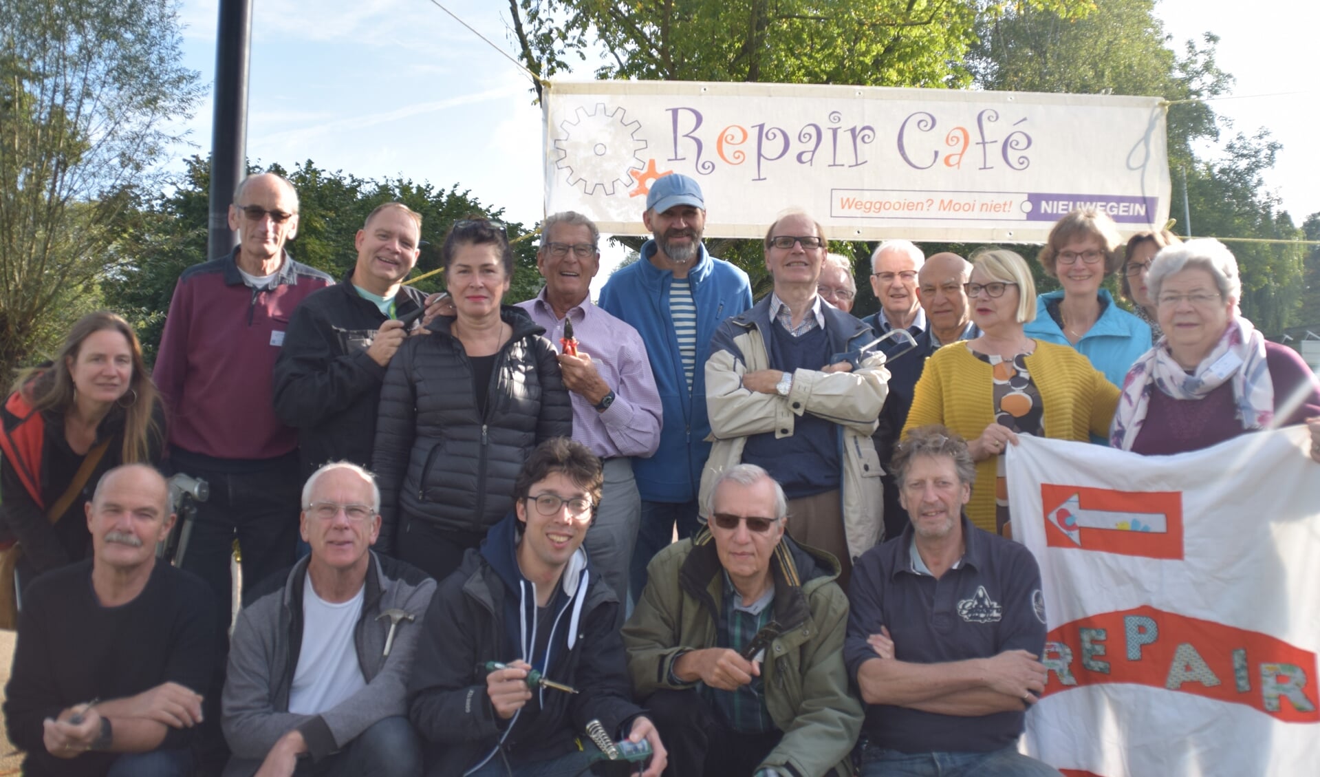 Het Repair Café Nieuwegein wordt gerund door vrijwilligers.