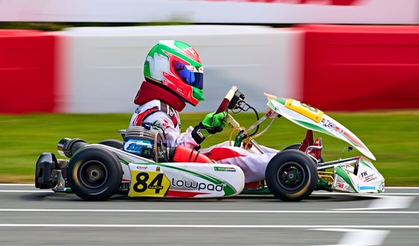 <p>• Luca van Leer eindigde in Assen als tweede.</p>