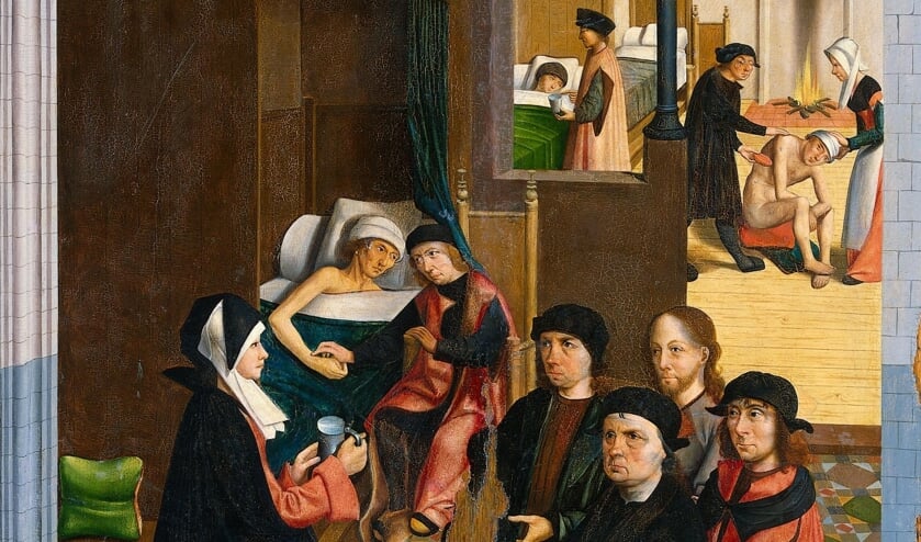 <p><strong> Zorgen voor de zieken. De zeven werken van Barmhartigheid van de Meester van Alkmaar uit ca. 1490 – 1510</strong></p>