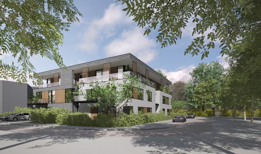 <p>Een visualisatie van de herontwikkeling van Wattbaan 24 in Rijnhuizen.</p>