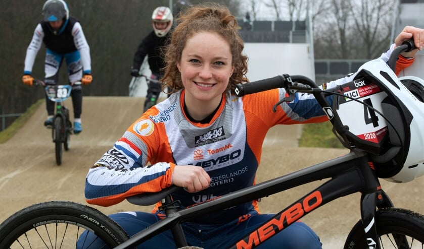 <p>Judy heeft het fietscrossen met de paplepel ingegoten gekregen.</p>