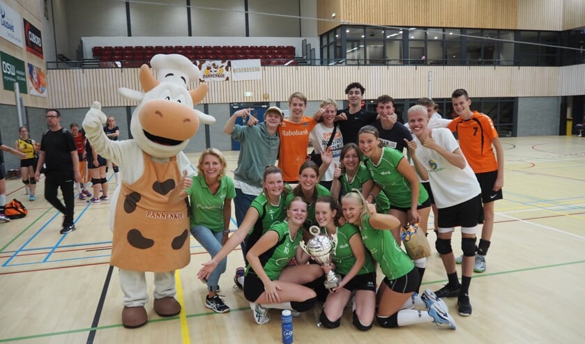 • Het winnende team.