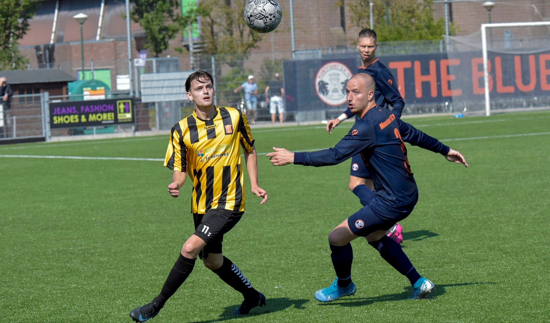 Bekerwedstrijd tussen Montfoort SV'19 en het IJsselsteinse IJFC. Eindstand 3-1.