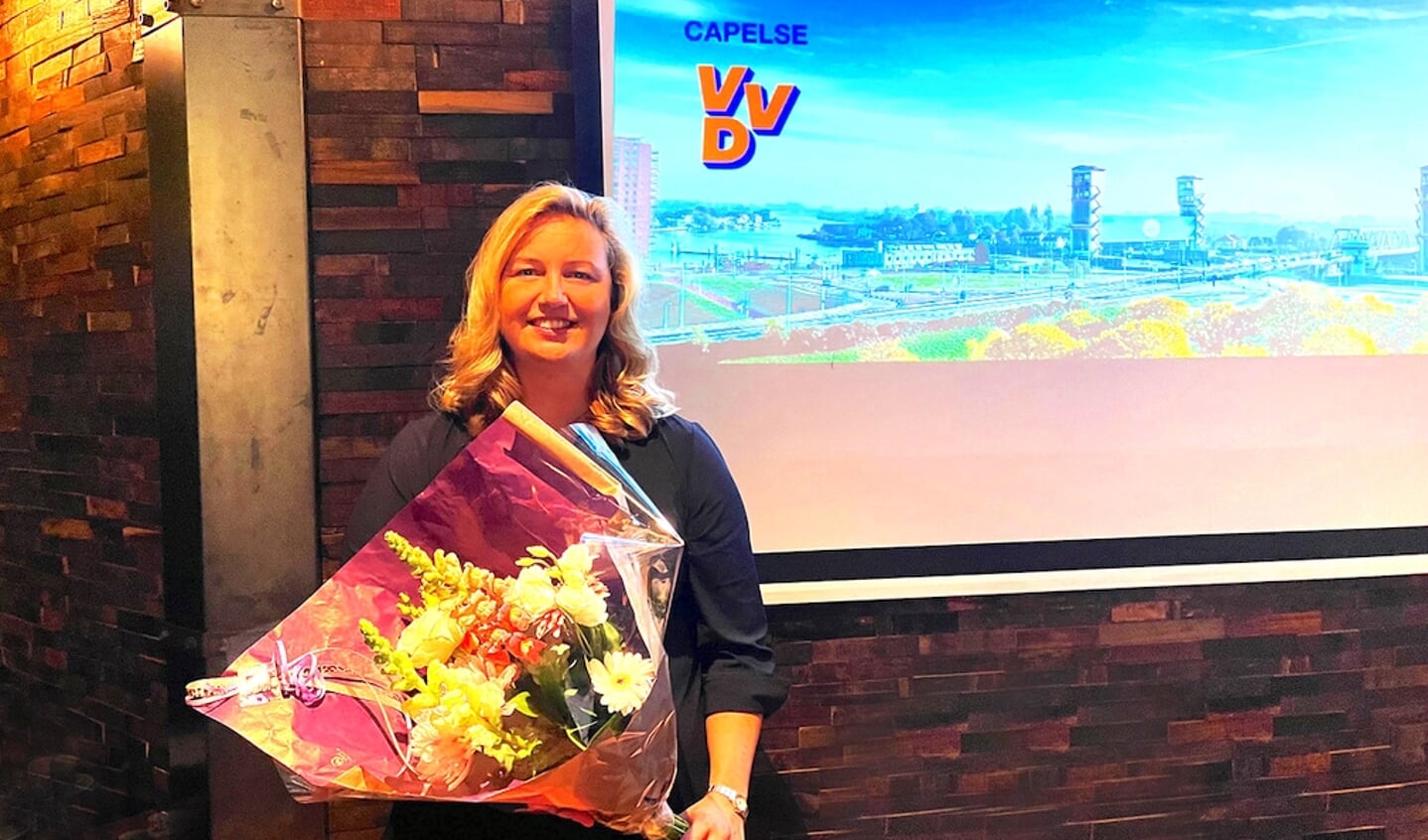 • Harriet Westerdijk voert lijst Capelse VVD aan.