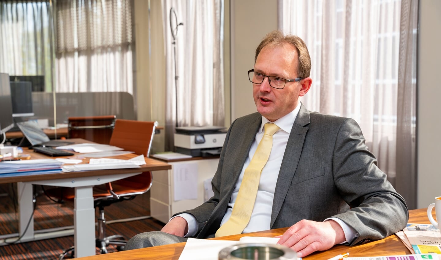 Europarlementariër Bert-Jan Ruissen op zijn kantoor in Krimpen aan den IJssel. 