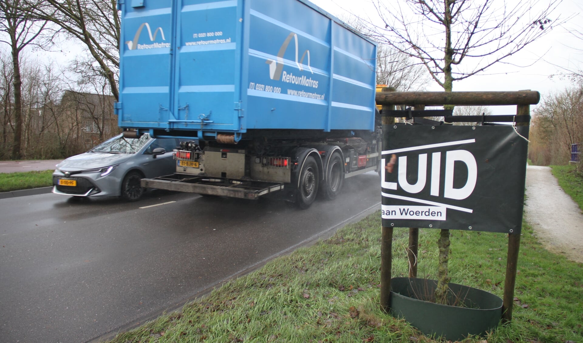 • Verkeer op de Hollandbaan.