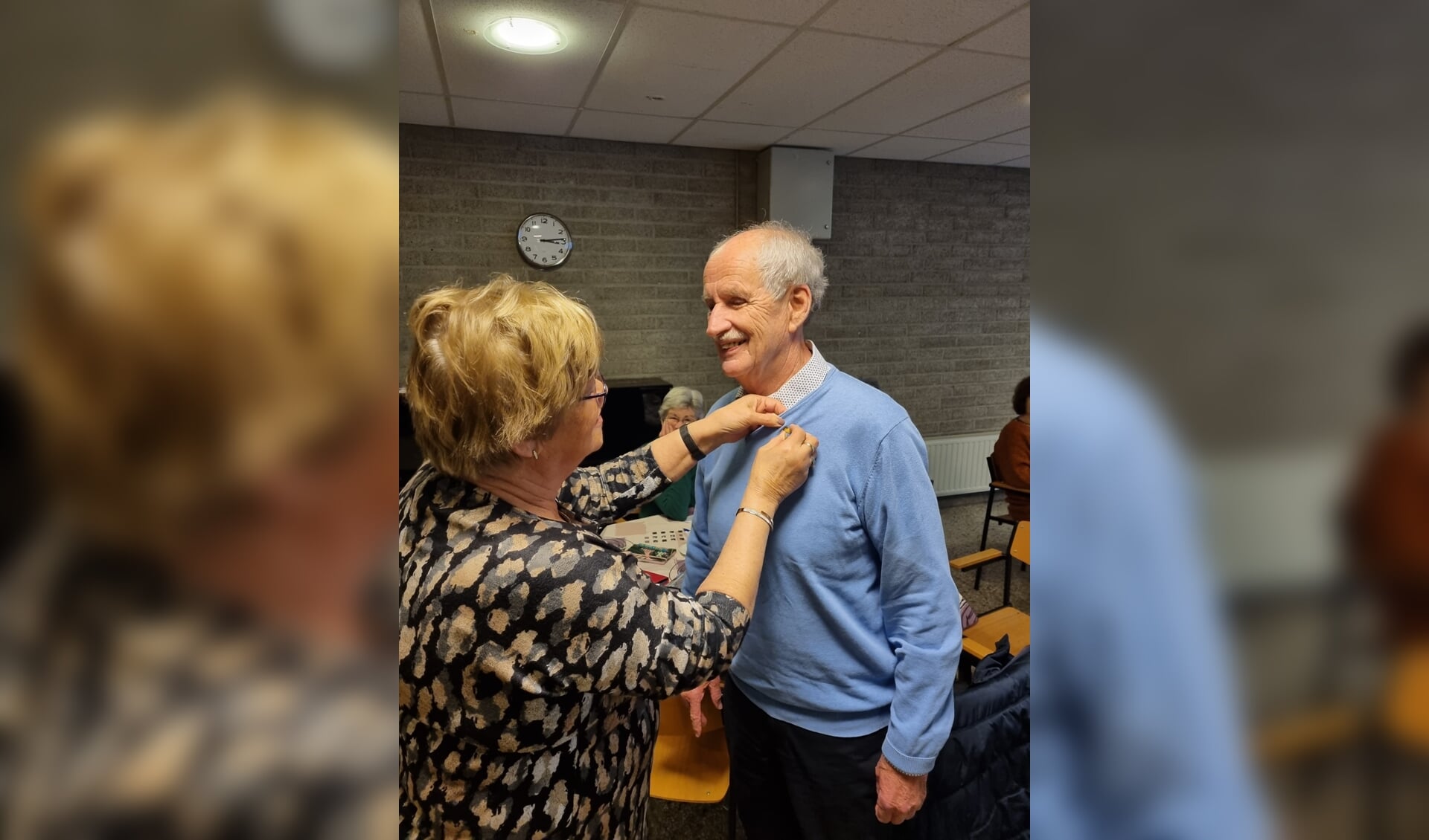 Martin Holtrop ontving de gouden speld van de Zonnebloem