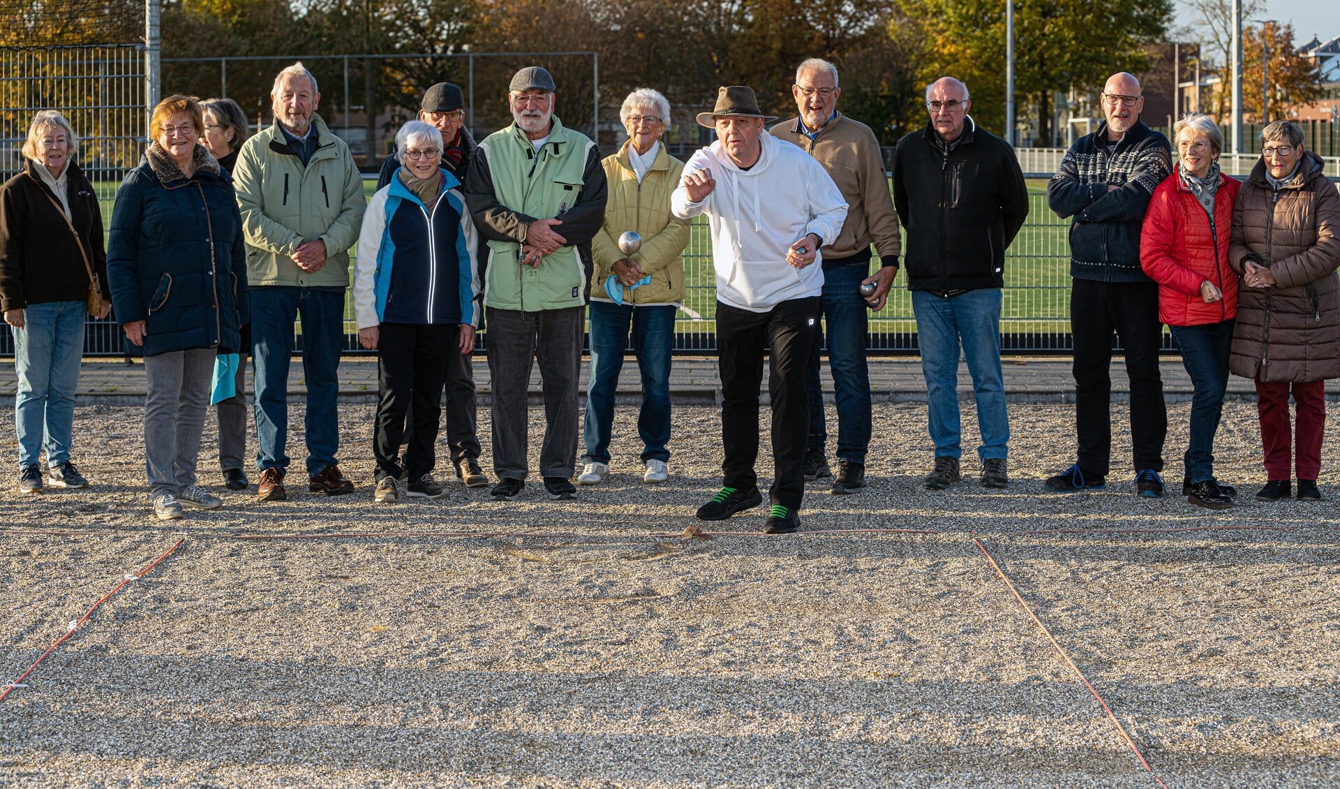 • Officiële opening petanquebanen in Vianen.