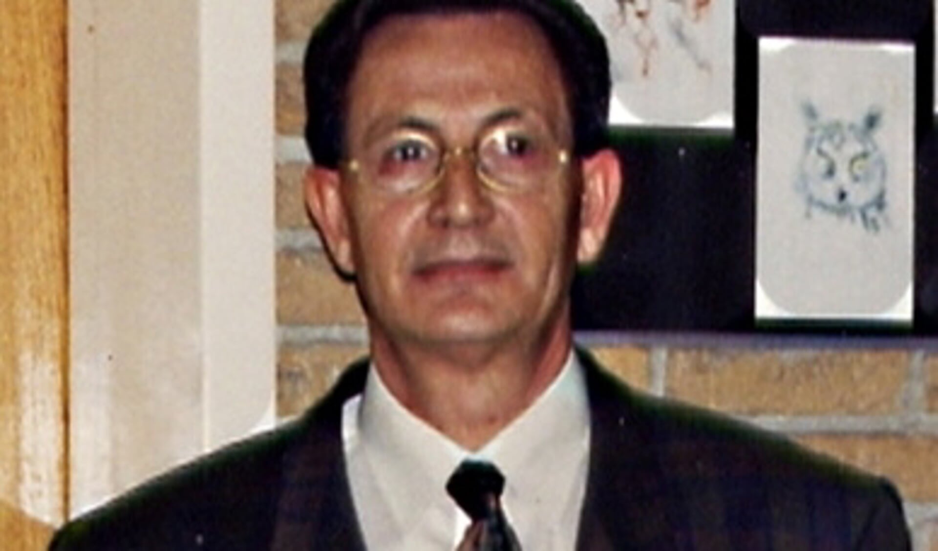 Simon Kools bij zijn afscheid in maart 1995