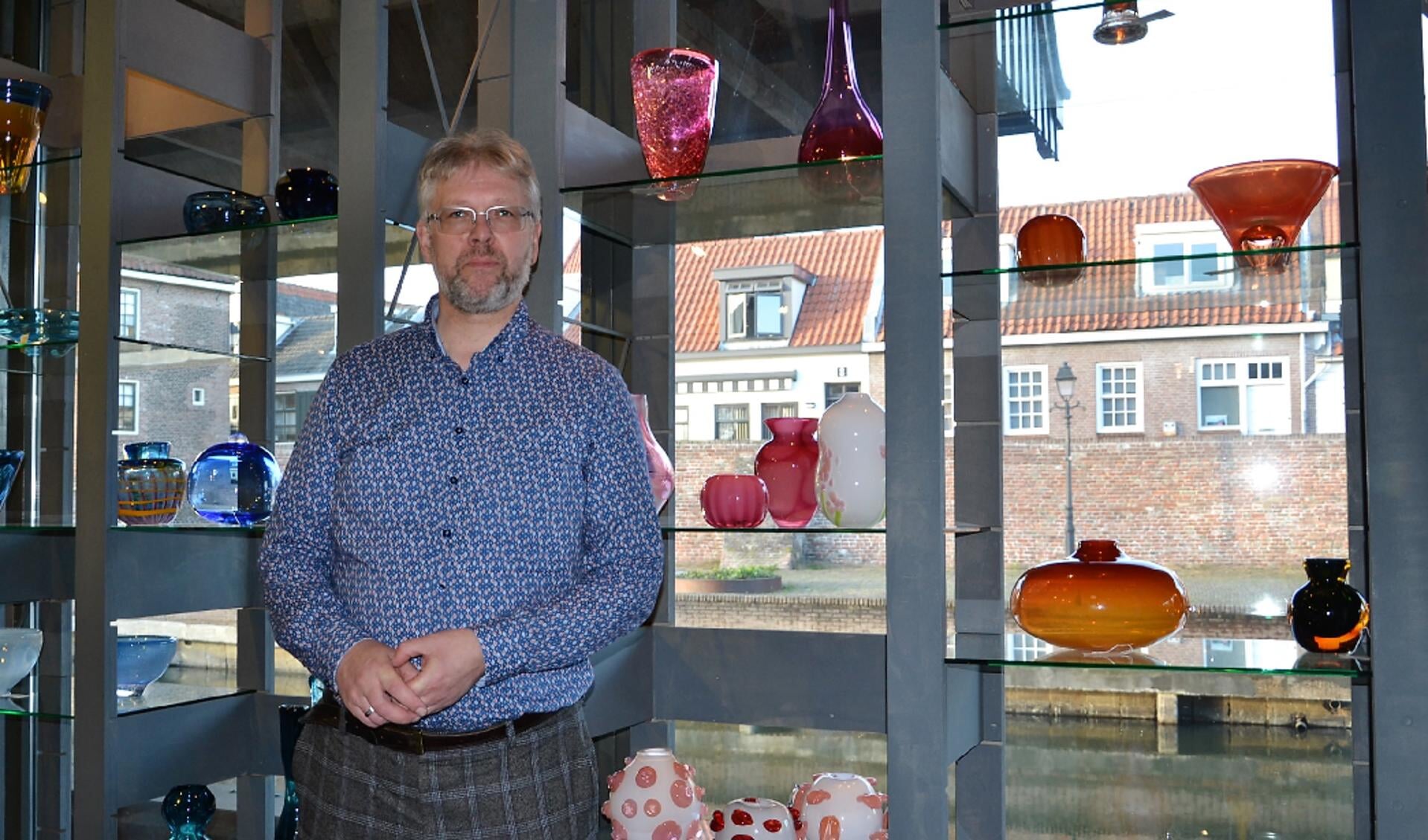 • Laurens Geurtz is de nieuwe directeur van het Nationaal Glasmuseum. 