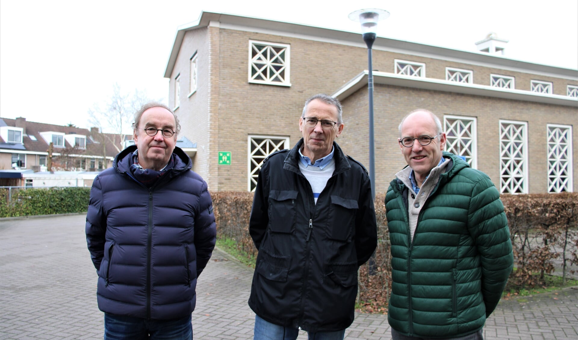 • Bestuursleden David Beintema, Bert van Kooten en Theo Streng voor Kapel Weddesteyn.