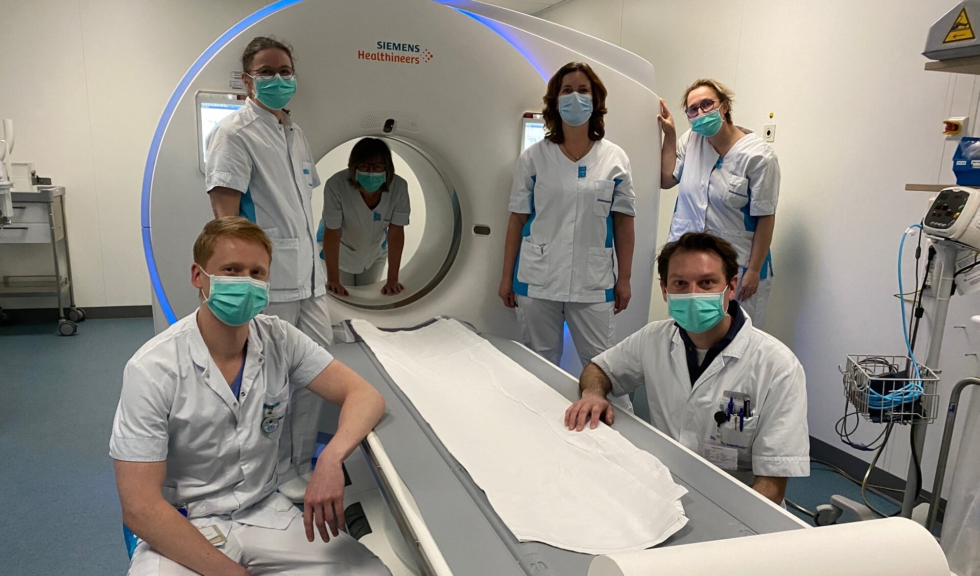 Een nieuwe CT-scanner maakt CT-scan van de kransslagaders mogelijk.