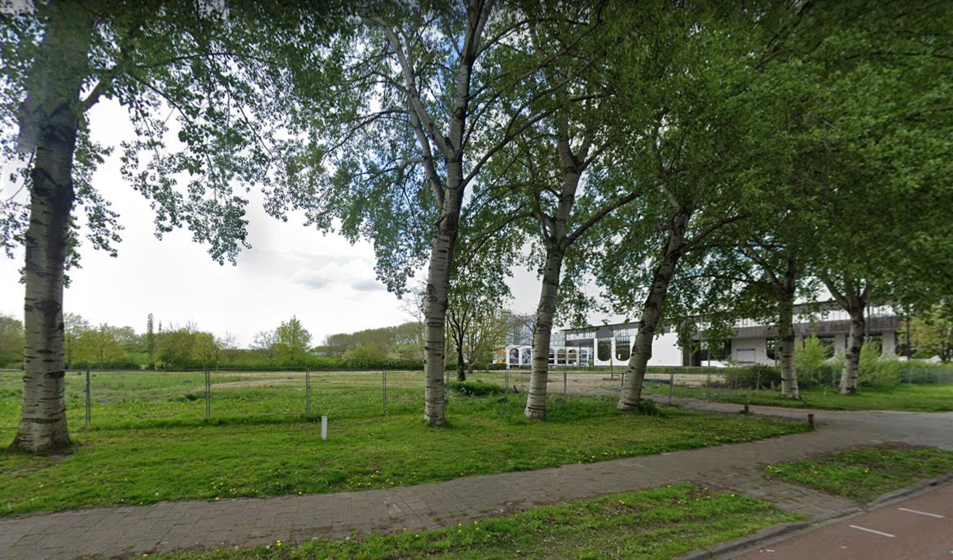 Buizerdlaan 12 in Nieuwegein is momenteel een grote grasvlakte.