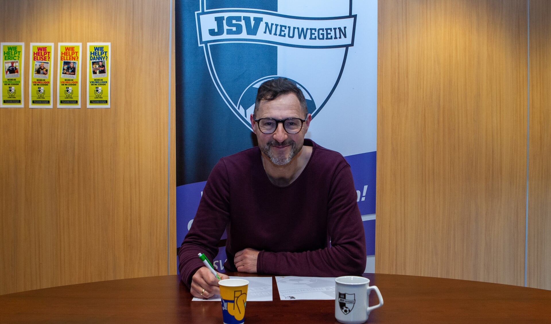 Henri Berghoef heeft een contract voor een jaar getekend bij JSV.