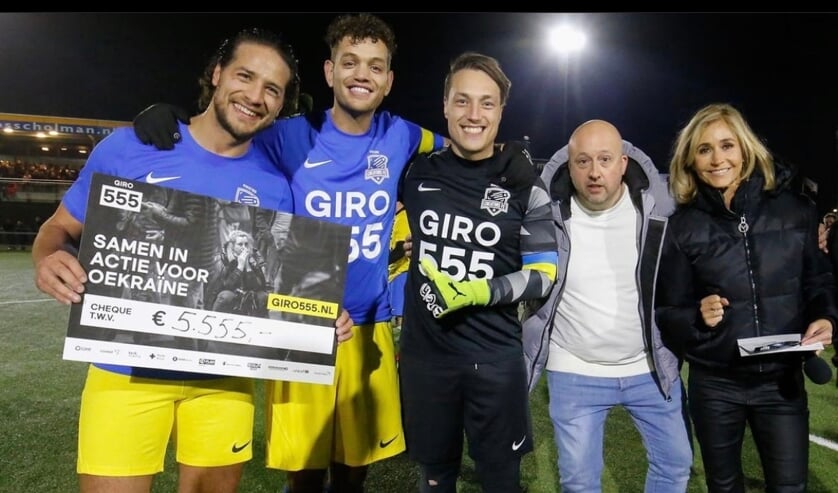 <p>Afgelopen maart speelde Creators FC ook al een wedstrijd bij JSV: dat was voor Oekraïne.</p>