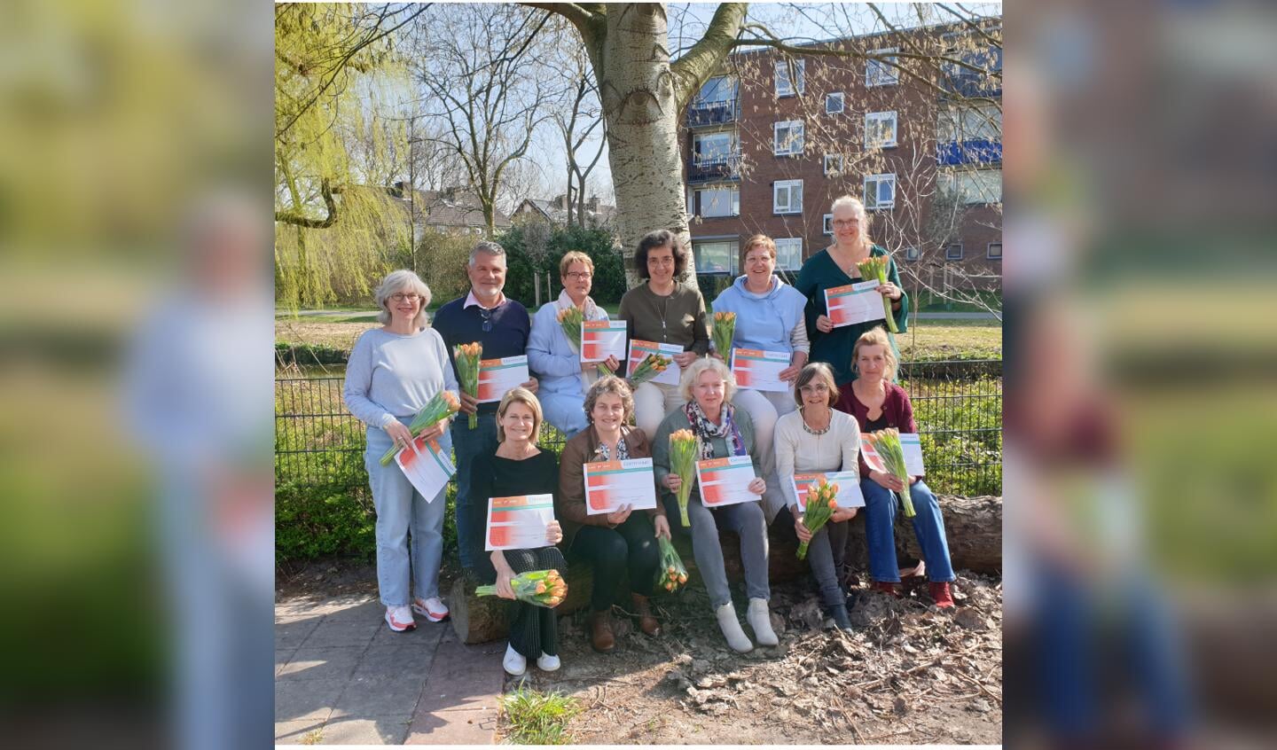 • De nieuwe lichting enthousiaste vrijwilligers voor Home-Start Molenlanden.