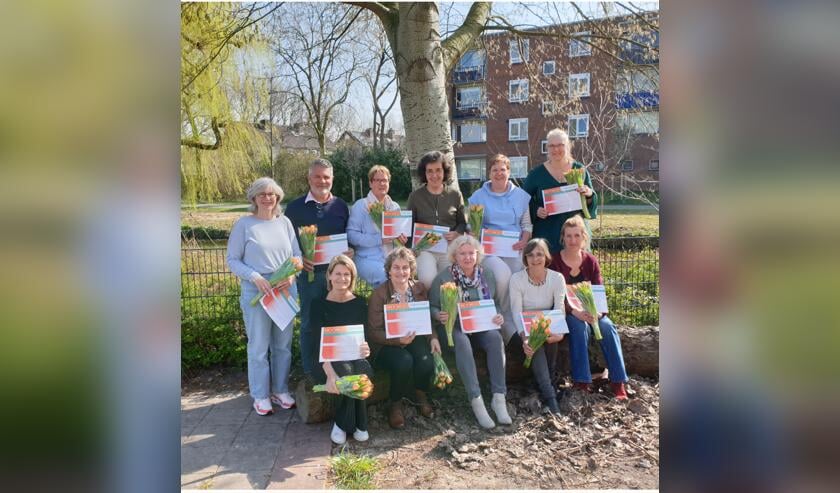 • De nieuwe lichting enthousiaste vrijwilligers voor Home-Start Molenlanden.