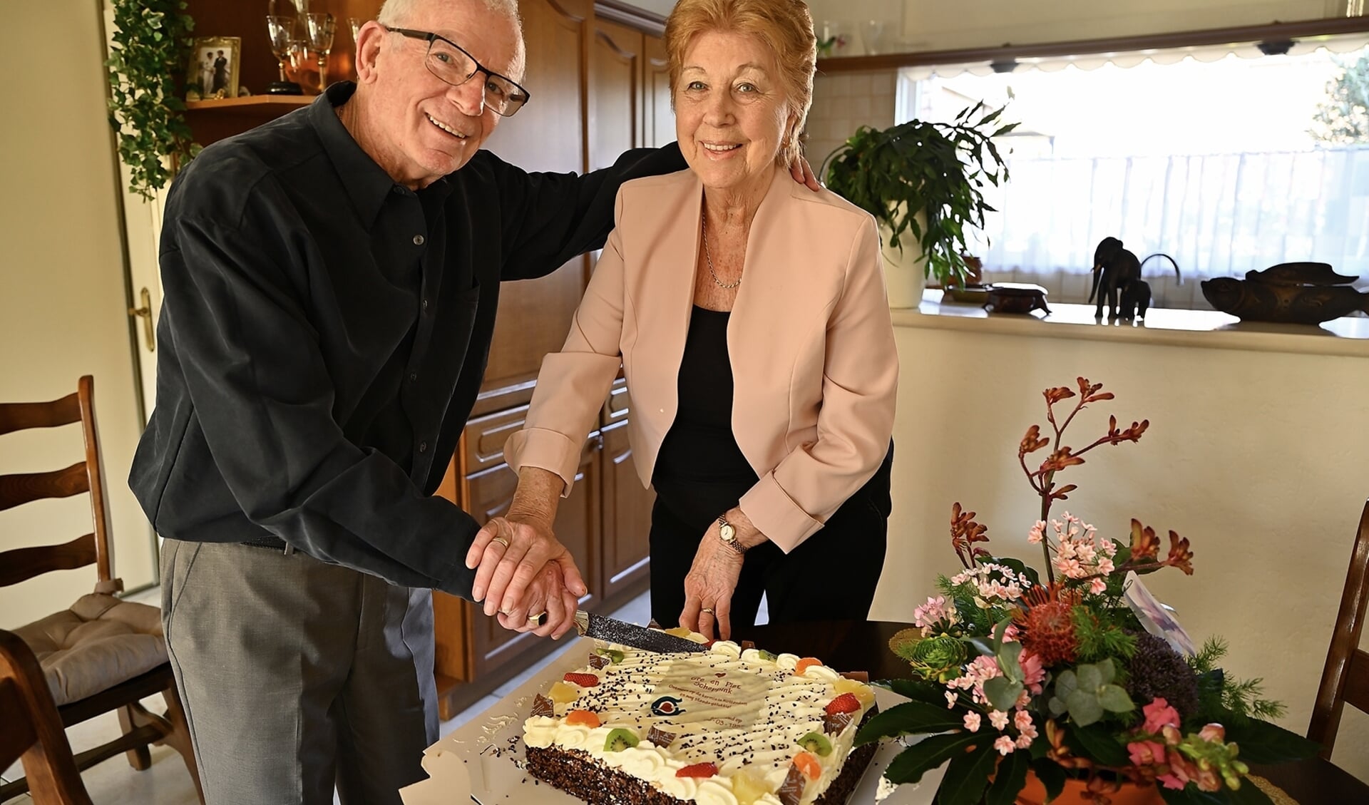 • Het echtpaar Scheppink-Grashof is 65 jaar getrouwd 