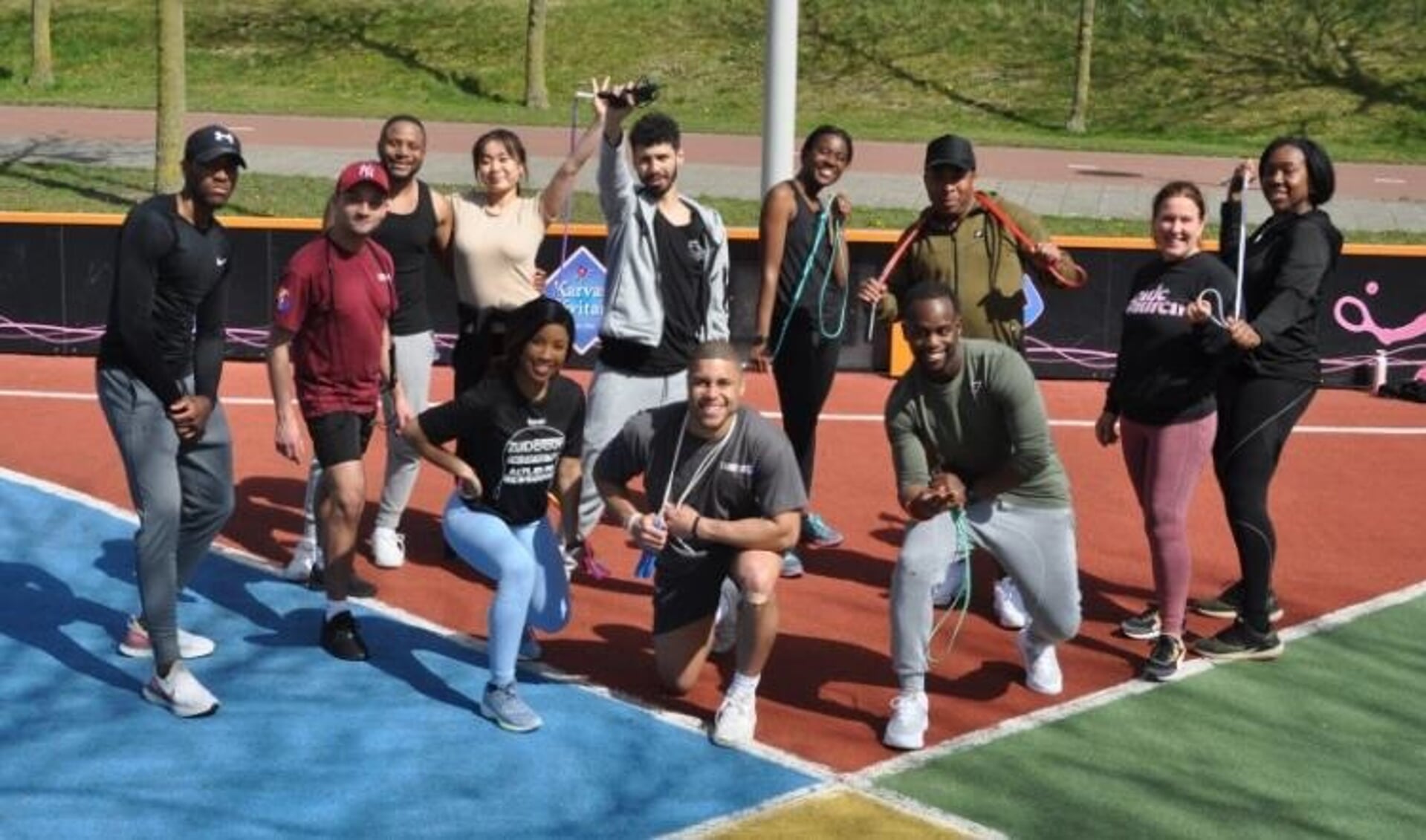 • Een jumprope les in Amsterdam Zuidoost.