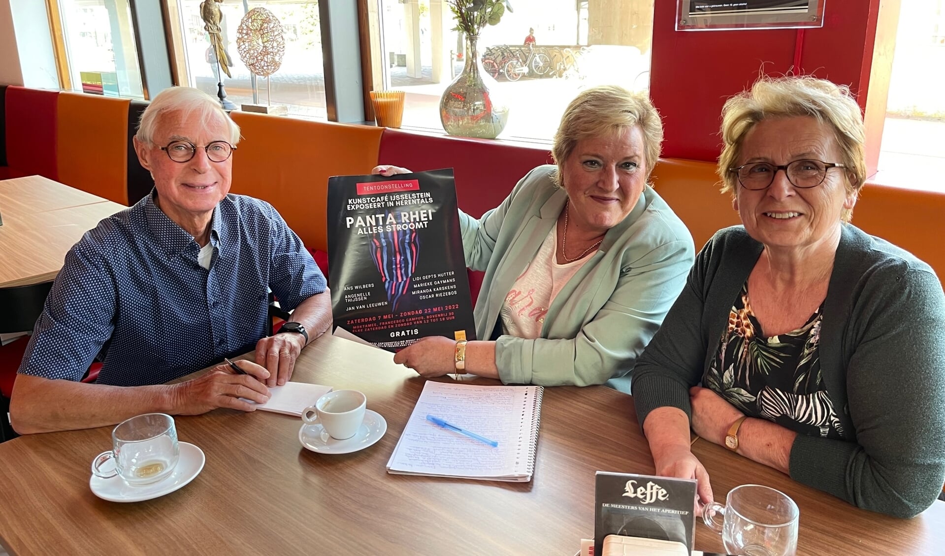 Jumelageleden Fred Haas, Trudy van Dijk en Carla Post zorgen voor nauwe banden met Herentals.
