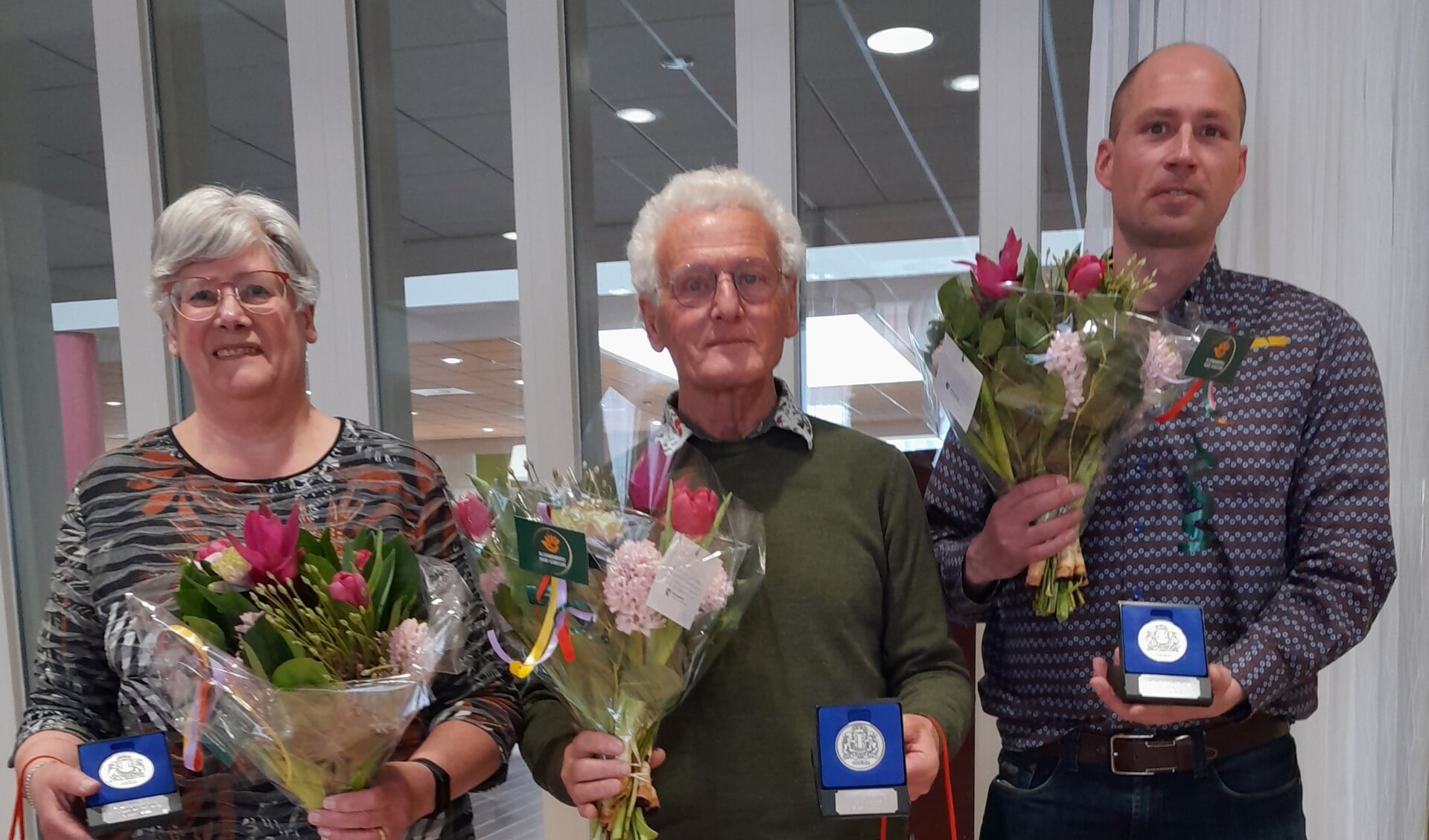 Van links naar rechts: Nel Heijboer, Wim Witteman, Matthijs Wijker.