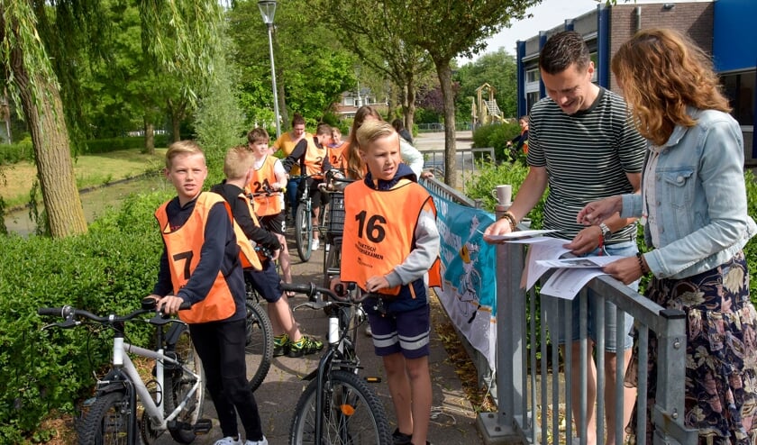 • HoWiBlo-leerlingen klaar voor het verkeersexamen.