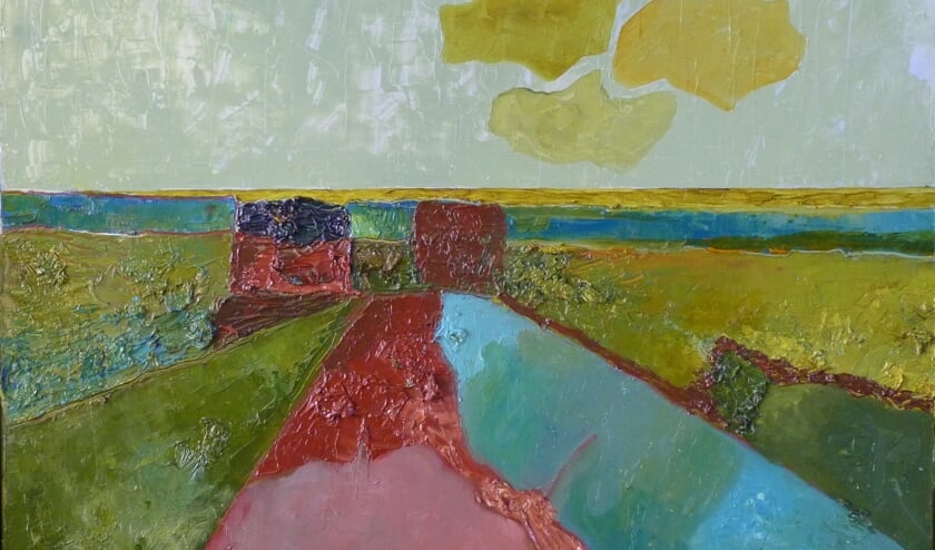 Een landschap van Hans Butzelaar.
