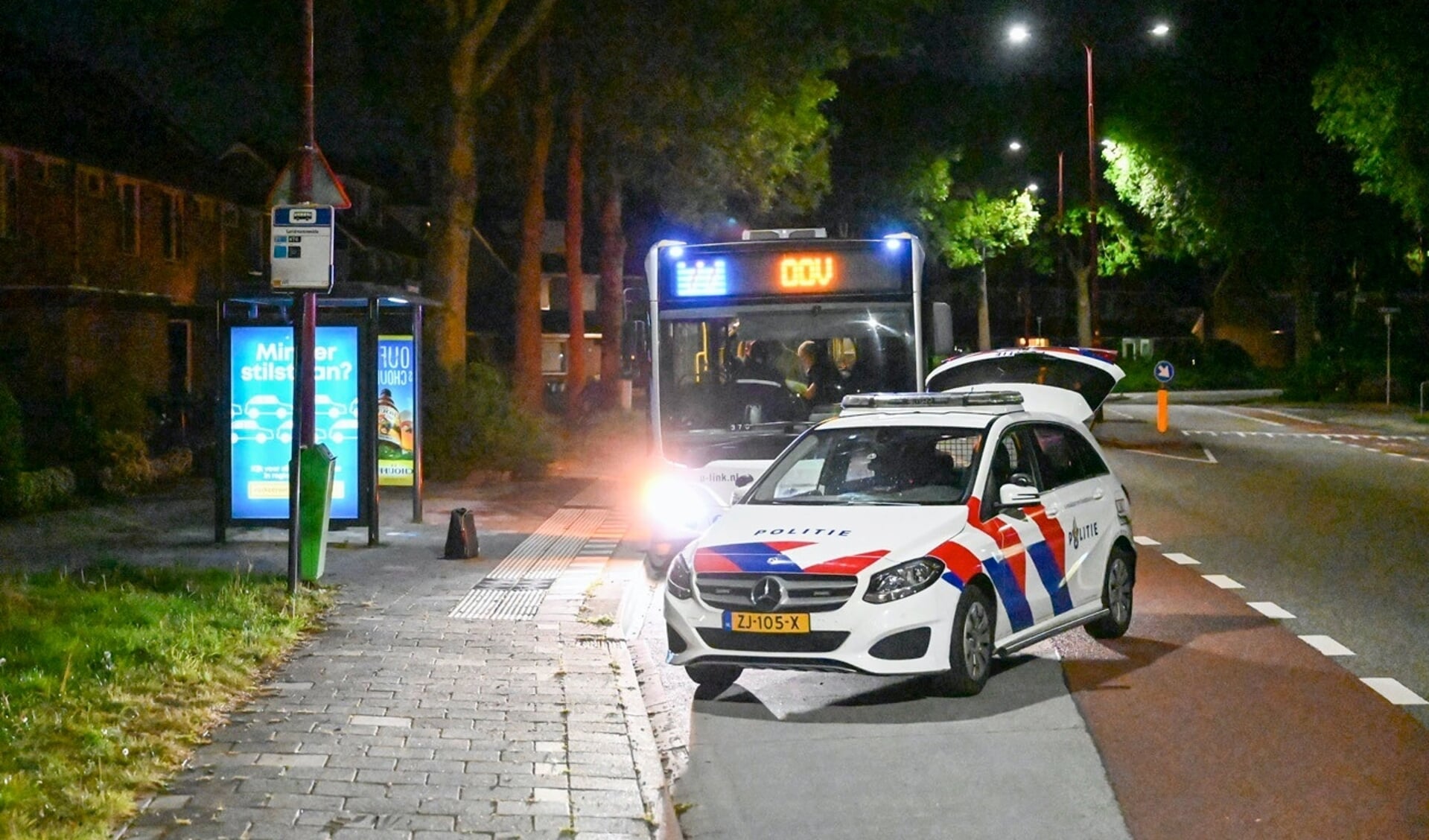 Incident met stadsbus in Nieuwegein.