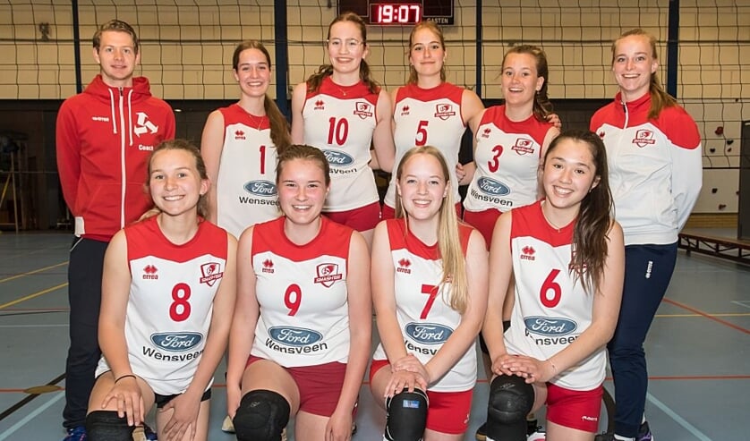 <p>• Het kampioensteam.</p>