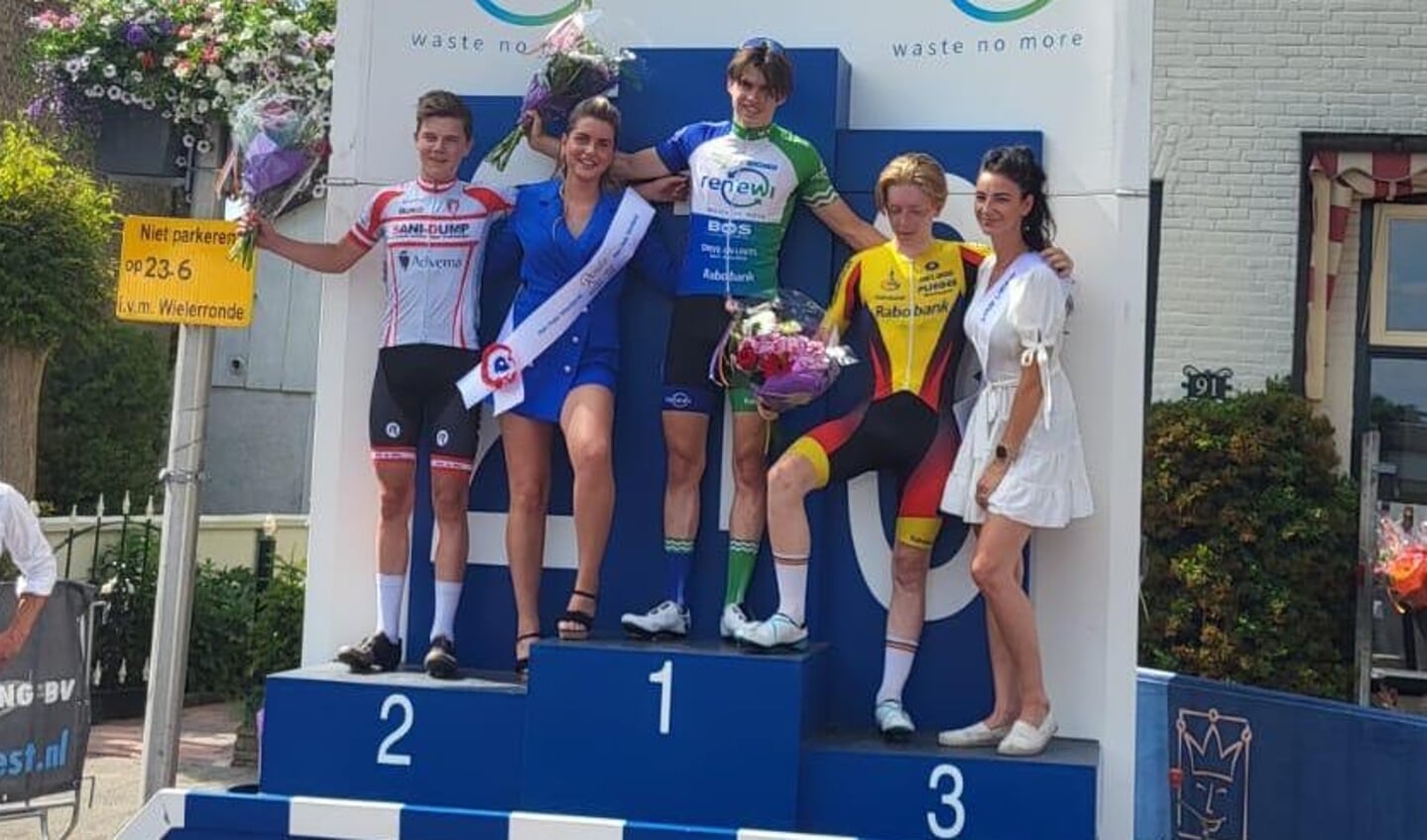 • Christiaan van Rees op de hoogste trede van het podium.