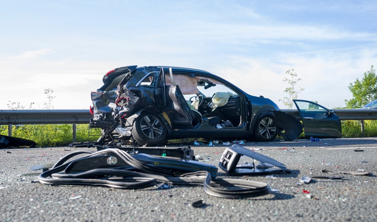 • Bij het ongeval waren meerdere voertuigen betrokken.