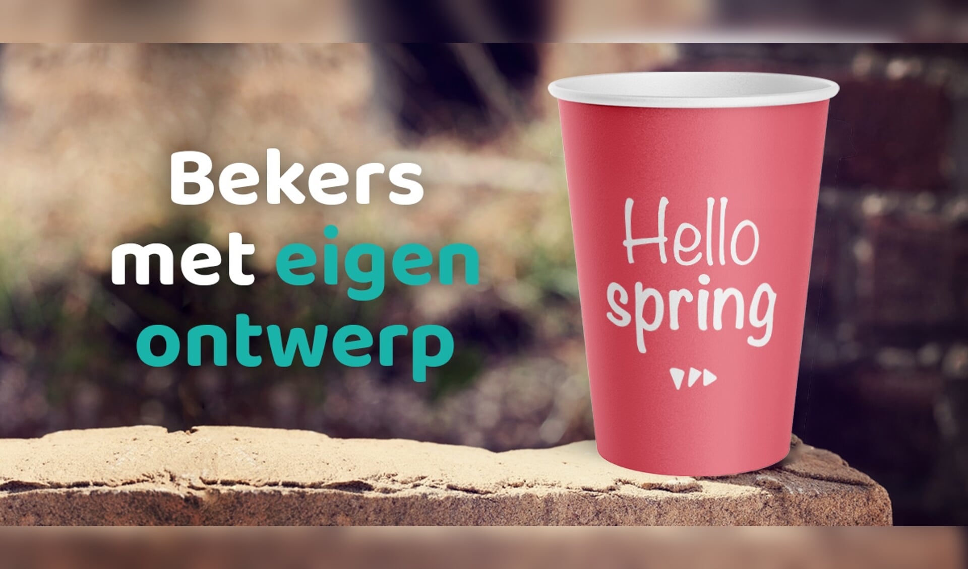 Bedrukte koffiebekers van Ekocups.nl