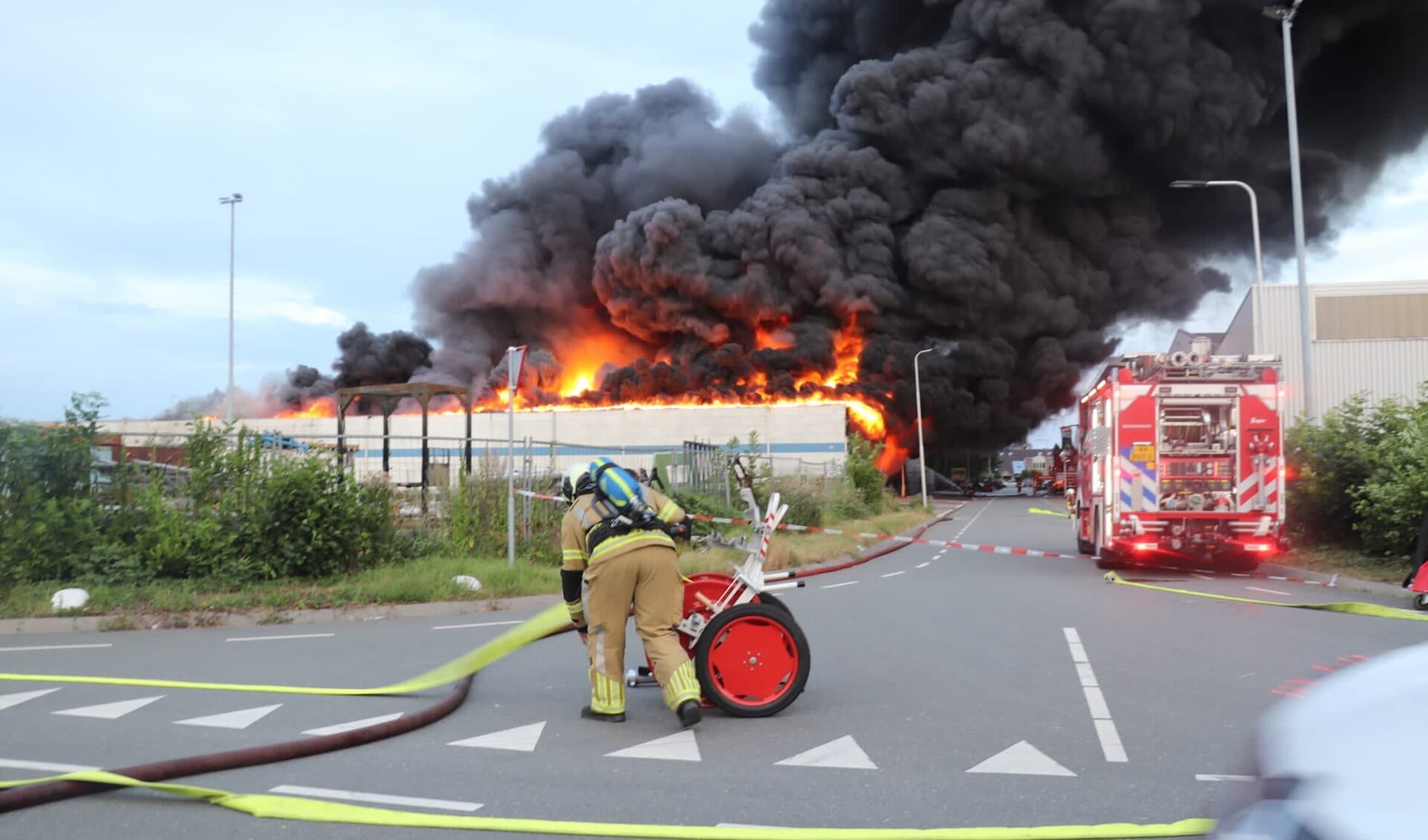 • De brand afgelopen zomer in het drugslab in Beesd legden meerdere bedrijfspanden in de as. 