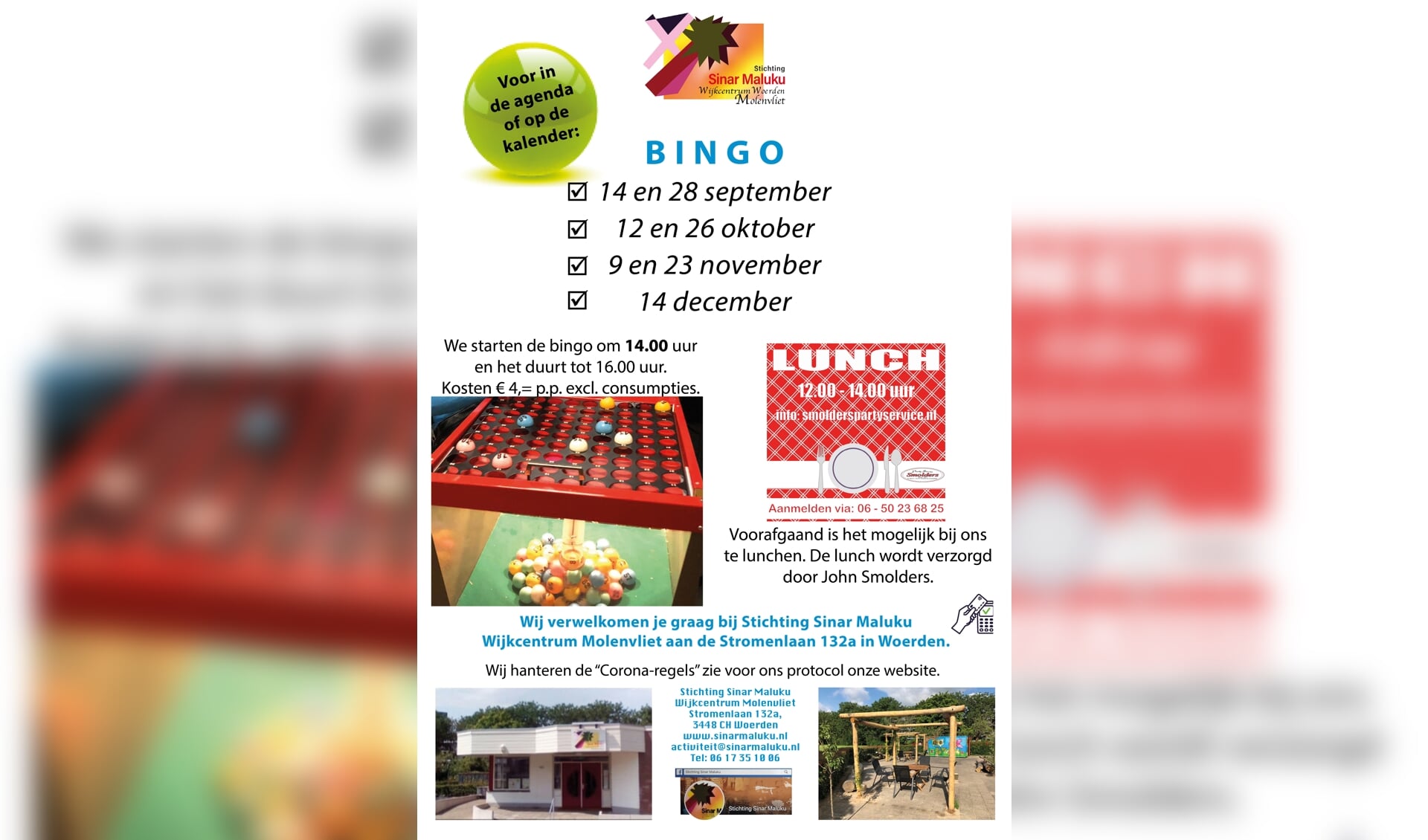 Bingo in Molenvliet