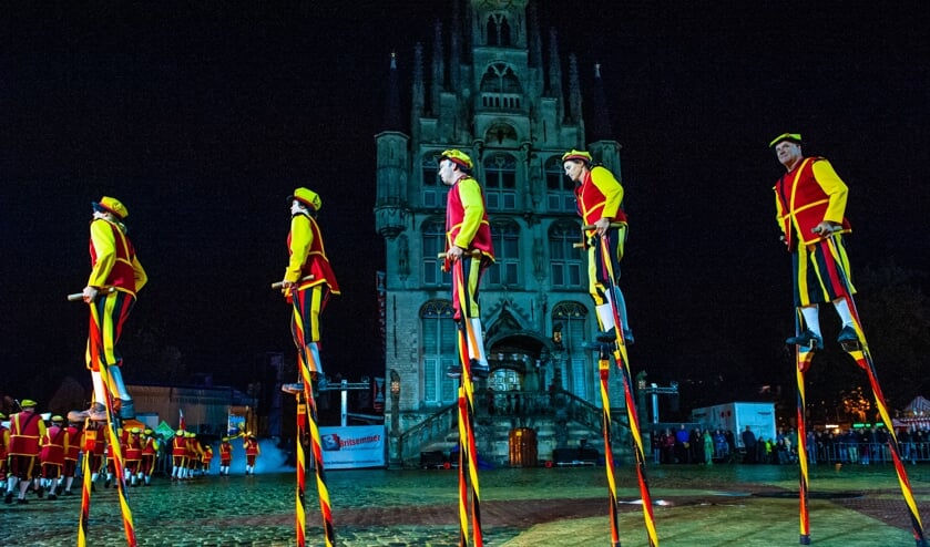 Optreden op vrijdagavond tijdens de Internationale taptoe