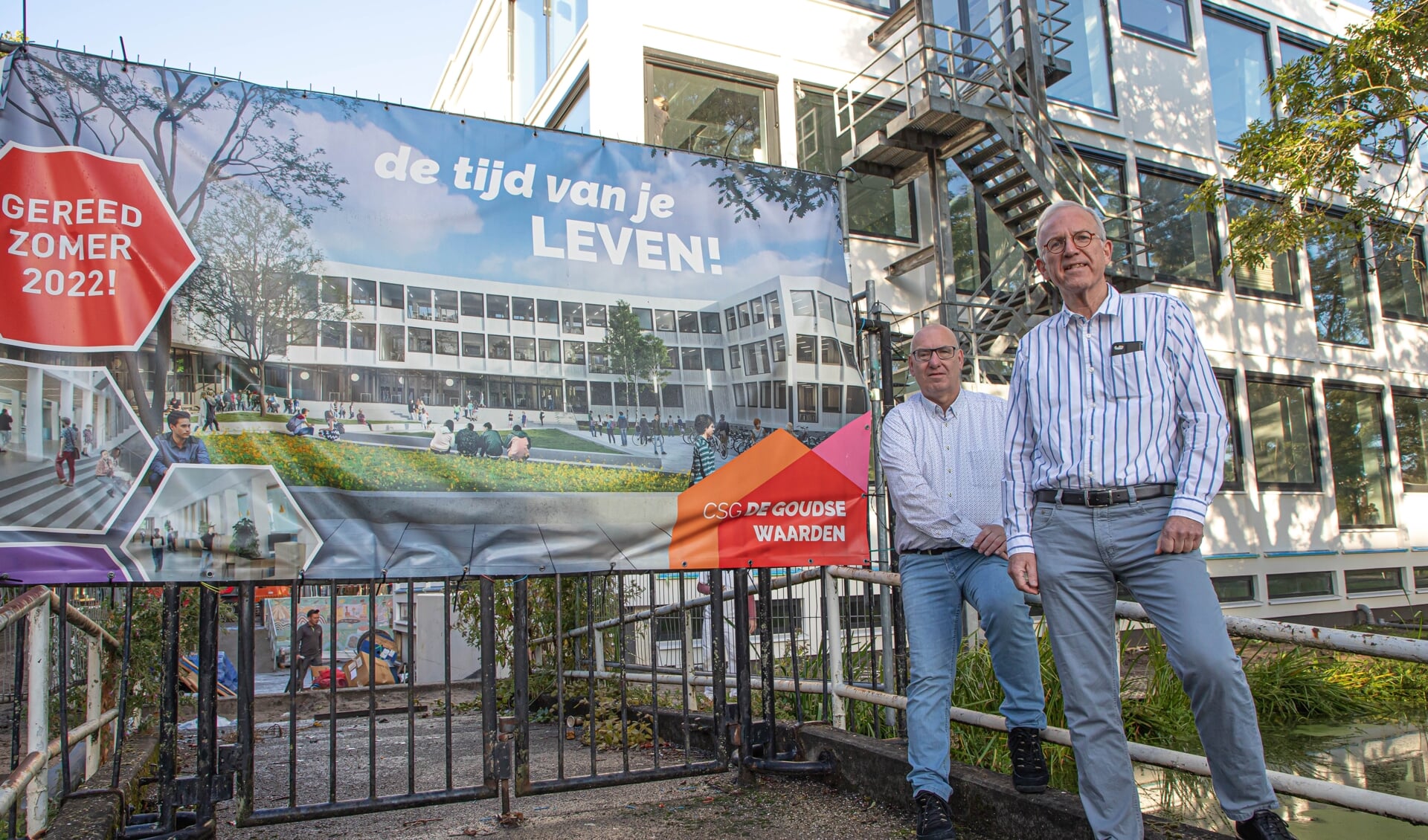 • Organisatoren Elbert de Groot (links) en Dirk Roeleveld.