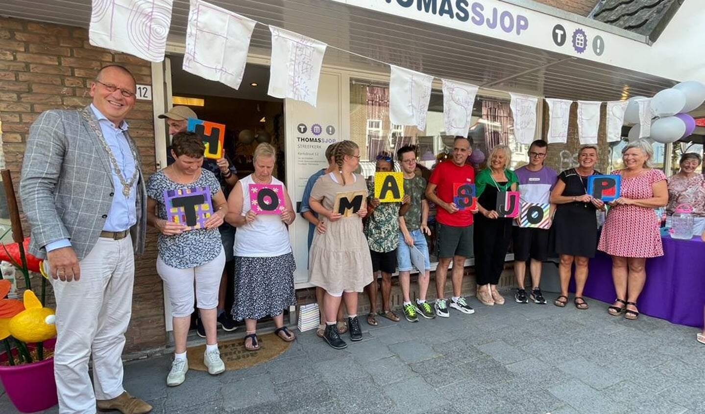Feest bij de Thomassjop
