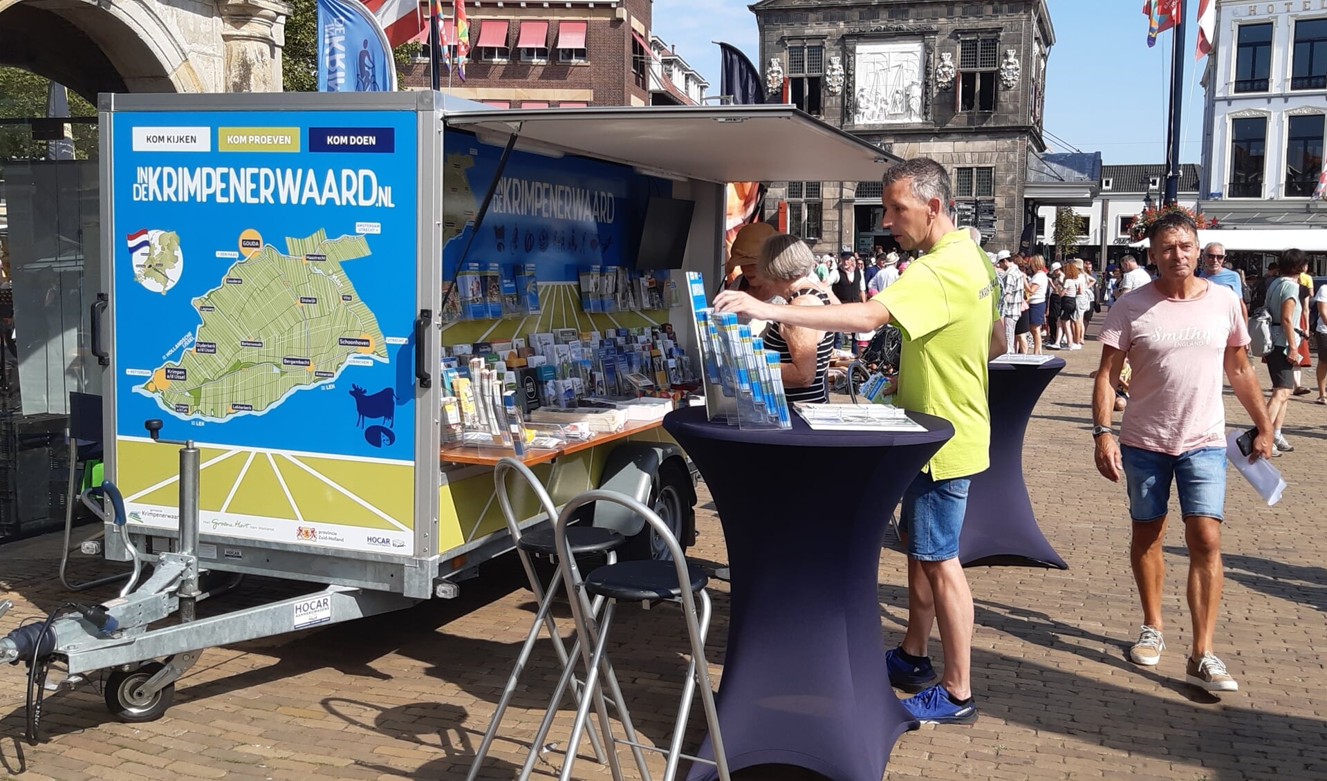 • Stichting Promotie Krimpenerwaard op de Markt in Gouda.