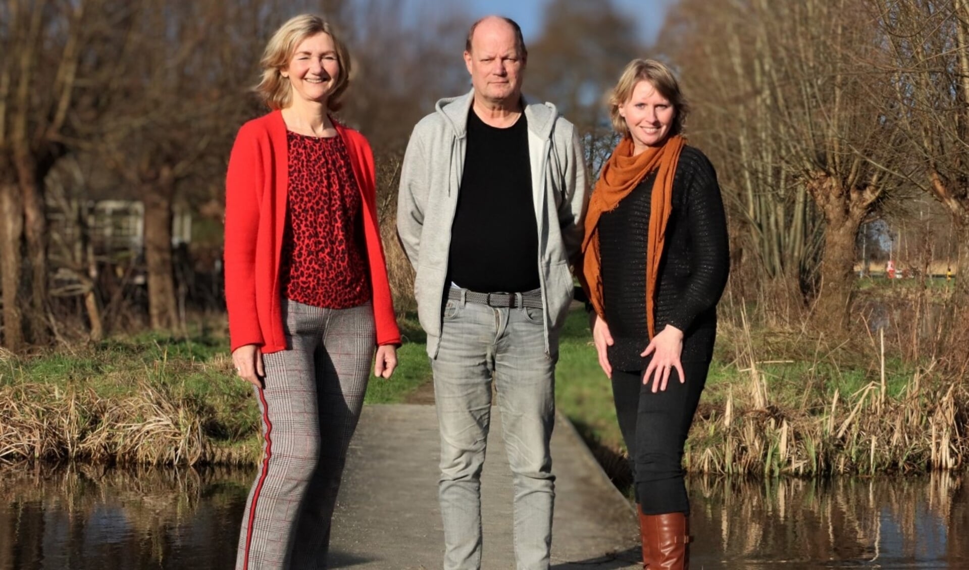 De activiteitencommissie v.l.n.r: Yolande Heerkens, Kees Dessing en Esther Kleijn