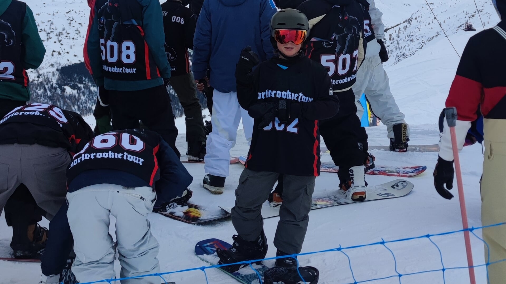 • Tibbe Keizer bereikte de finale op de World Rookie Tour Slopestyle-snowboarden.