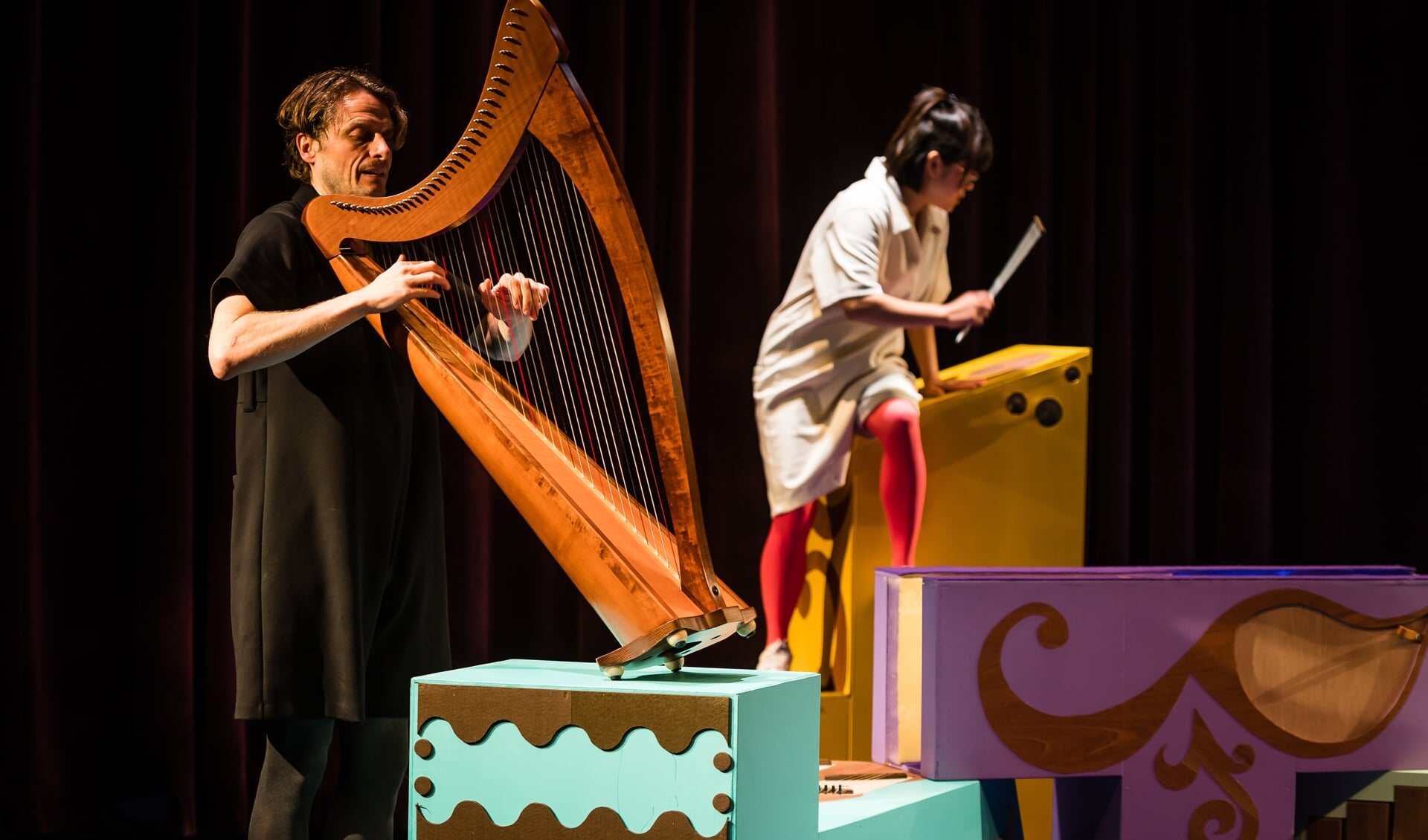 Kindermuziekvoorstelling 'Stapel'.