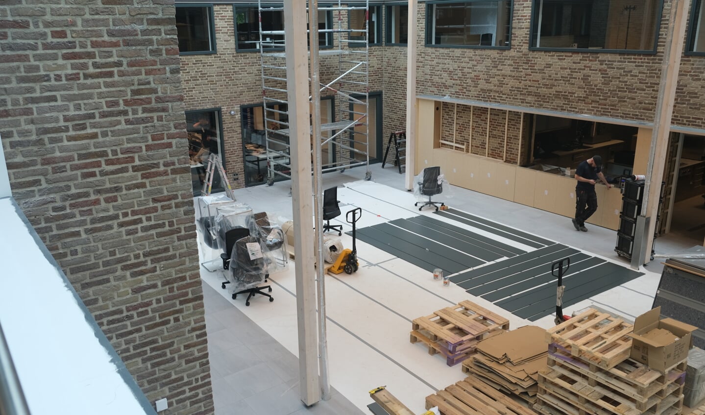 • de voormalige binnentuin