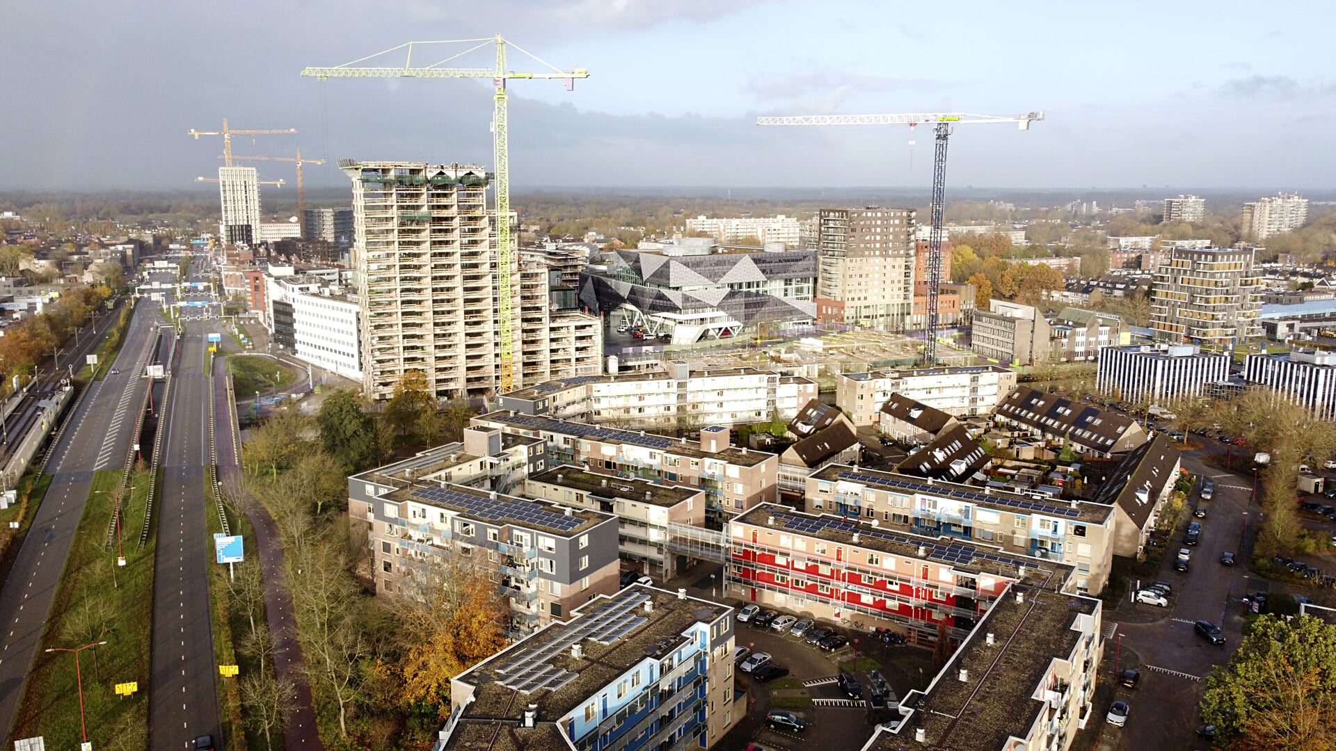 • In City Nieuwegein wordt momenteel volop gebouwd.